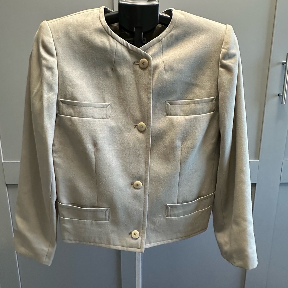 Giorgio Armani Light Tan Women's Blazer